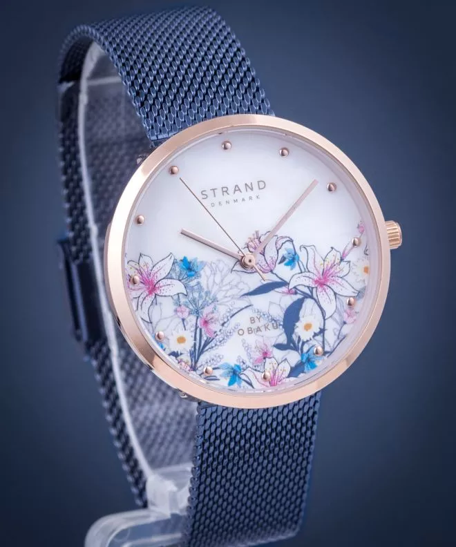 Ceas Dama Strand by Obaku Flower S700LXVWML-DF