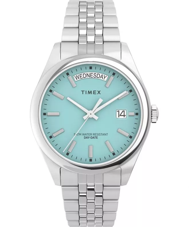 Timex TW2V68400 - Ceas Legacy Day and Date Tiffany Blue • Eceasuri.ro