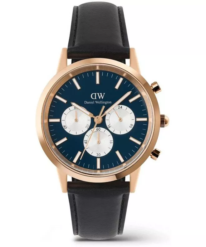 Ceas unisex Daniel Wellington Iconic Sheffield Arctic Panda Chronograph DW00100877