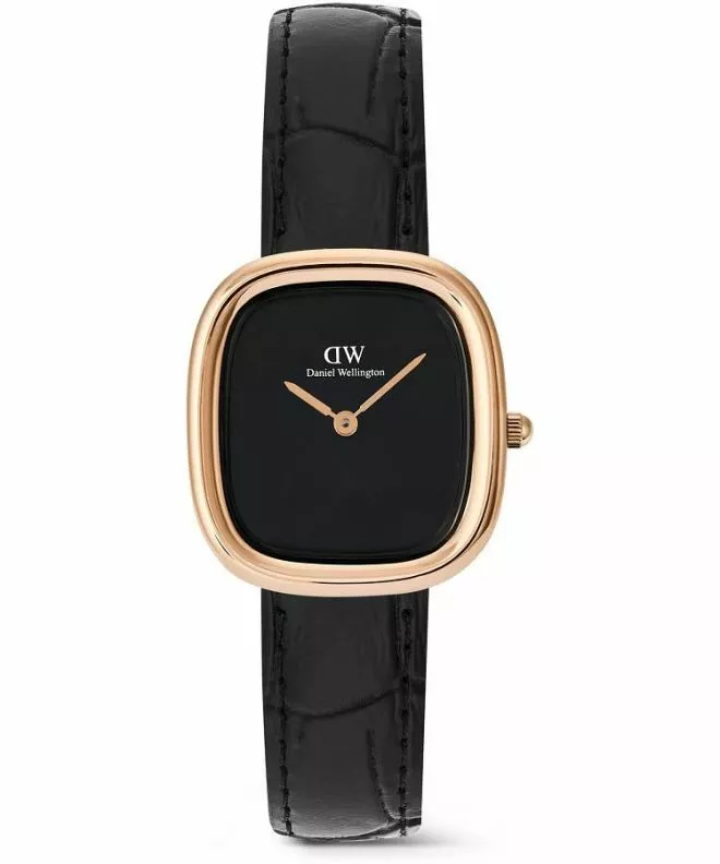 Ceas dama Daniel Wellington Margot Reading Onyx Ceramic Rose Gold DW00100881