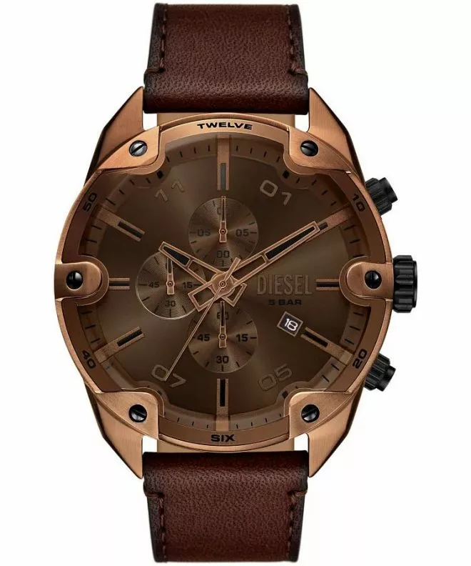 Ceas barbatesc Diesel Spiked Spiked Chronograph DZ4698