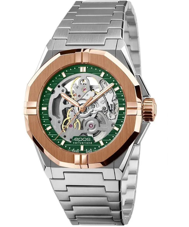 Ceas barbatesc Epos Sport Skeleton Automatic 3506.139.34.13.30