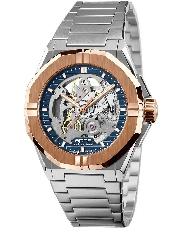 Ceas barbatesc Epos Sport Skeleton Automatic 3506.139.34.16.30