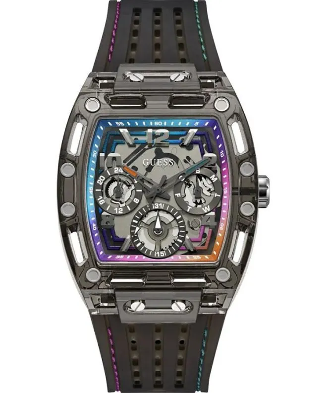 Ceas barbatesc Guess Trend Phoenix Skeleton GW0499G14