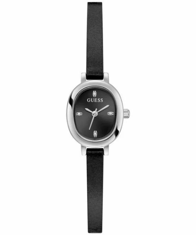 Ceas dama Guess Ladies Black Silver Tone GW0925L1