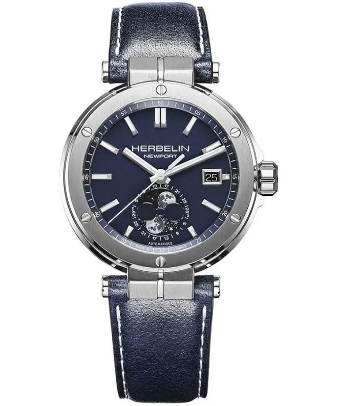 Ceas barbatesc Herbelin Newport Moonphase Automatic 2889A15LBL