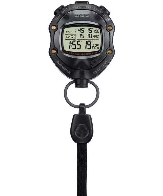 Ceas de Buzunar Casio Digital Black Stopwatch HS-80TW-1EF
