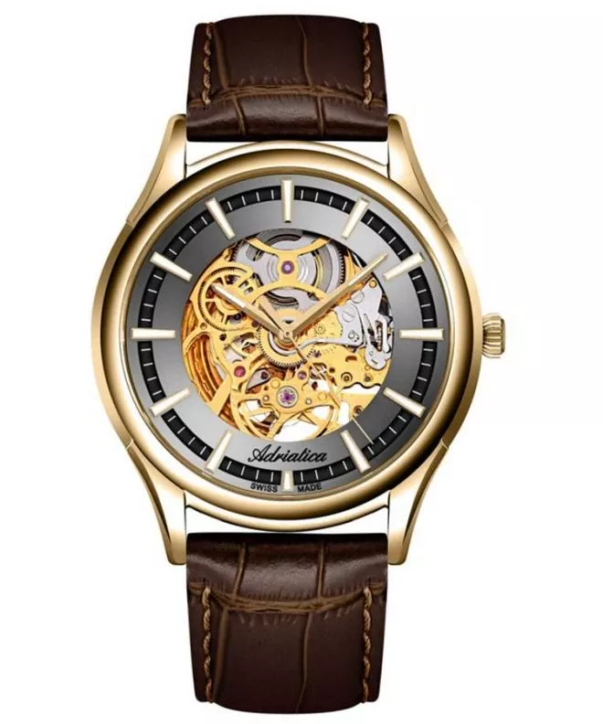 Ceas barbatesc Adriatica Classic Skeleton Automatic A2804.1B17AS