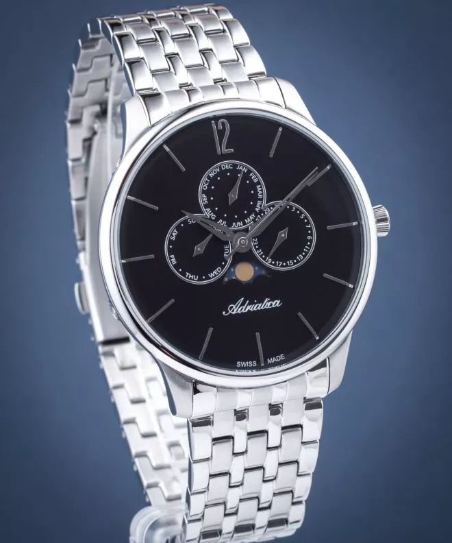 Ceas barbatesc Adriatica Moon Phase A8269.5154QF