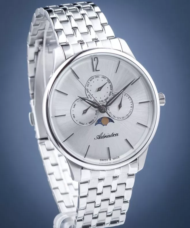 Ceas Barbatesc Adriatica Moon Phase A8269.5153QF