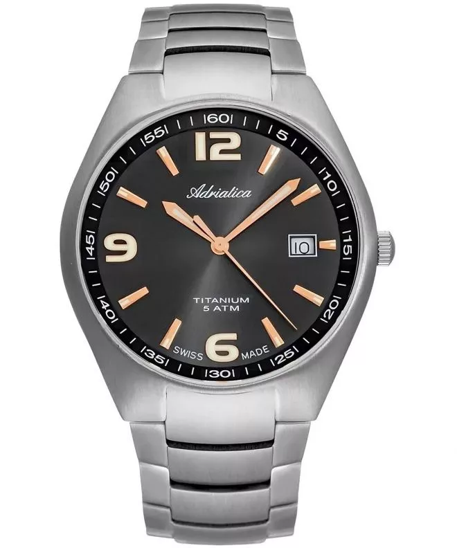 Ceas barbatesc Adriatica Titanium A1069.41R6Q