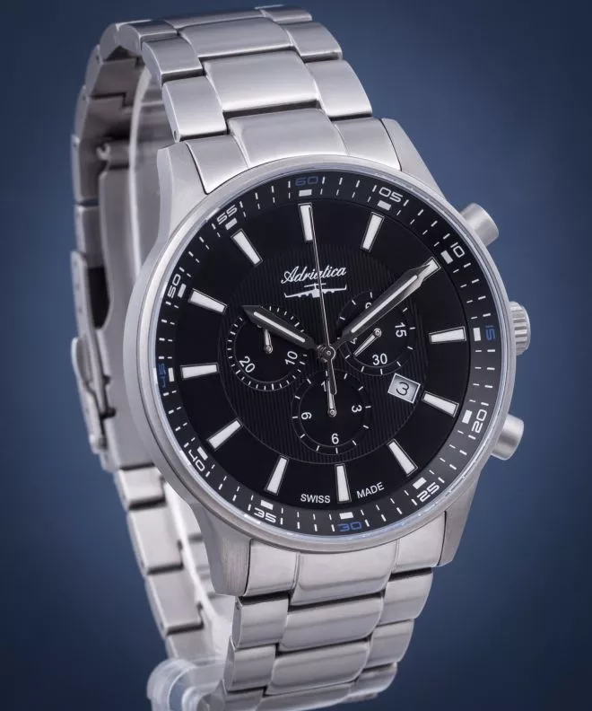 Ceas Barbatesc Adriatica Titanium Chronograph A8281.4114CH