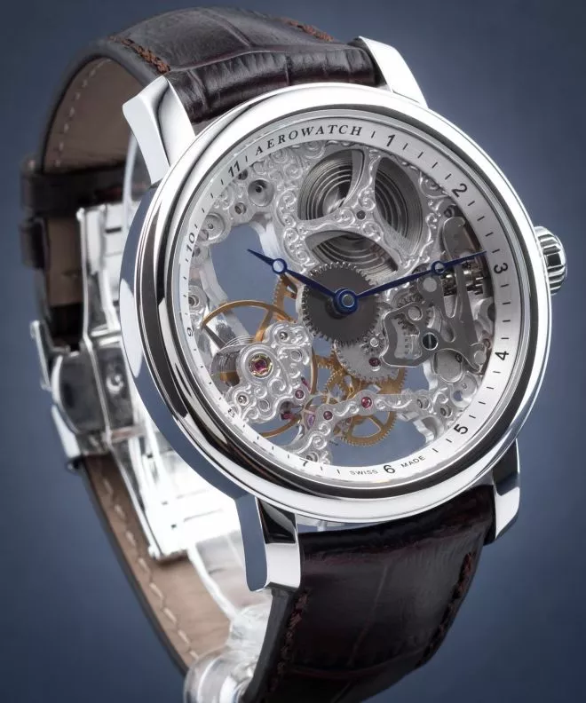 Ceas barbatesc Aerowatch Renaissance Big Mechanical Skeleton 57931-AA01