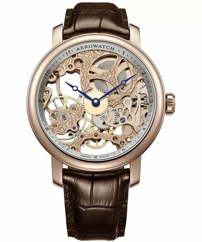 Ceas barbatesc Aerowatch Renaissance Big Mechanical Skeleton 57931-RO01