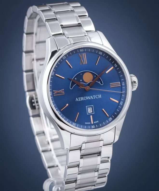 Ceas Barbatesc Aerowatch Renaissance Moon Phase 08985-AA01-M