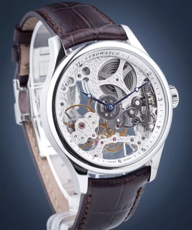 Ceas Barbatesc Aerowatch Renaissance Skeleton Classic 57981-AA01