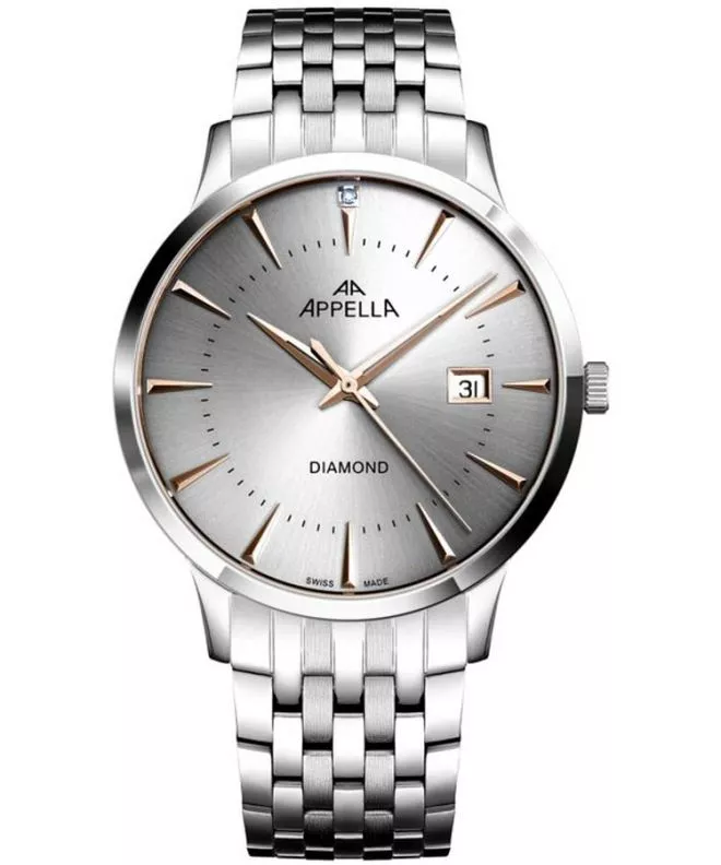 Ceas barbatesc Appella Classic Diamond L12003.51R7DQ