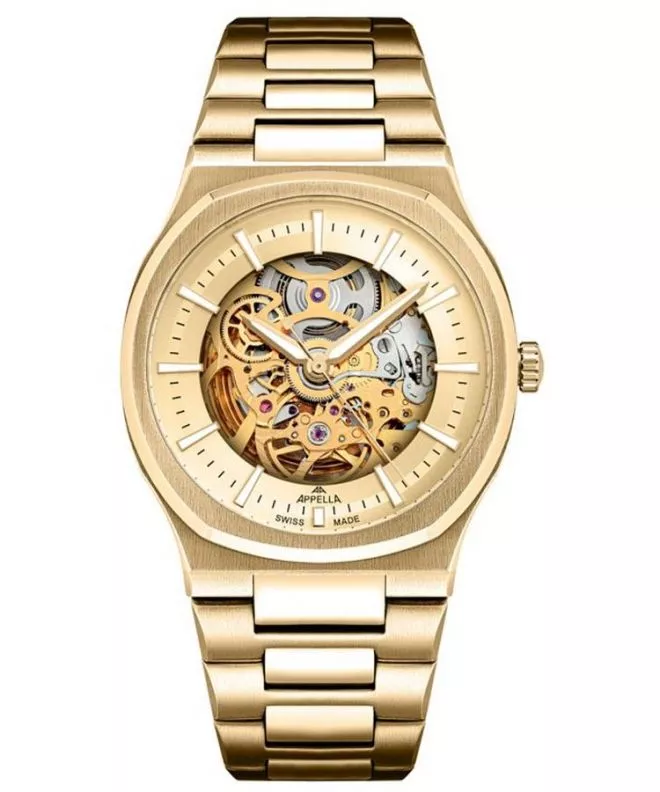 Ceas barbatesc Appella Classic Skeleton Automatic L12006.1111AS