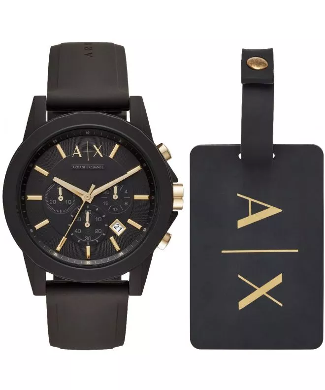 Ceas Barbatesc Armani Exchange Outerbanks Chronograph Gift Set AX7105