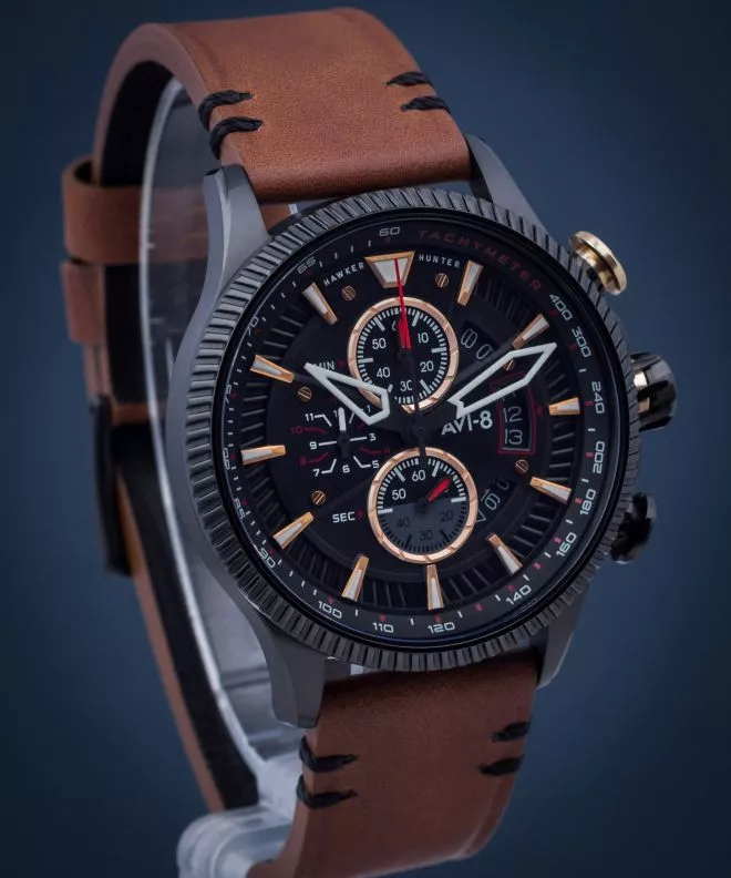 Ceas Barbatesc AVI-8 Hawker Hunter Avon Chronograph AV-4064-06