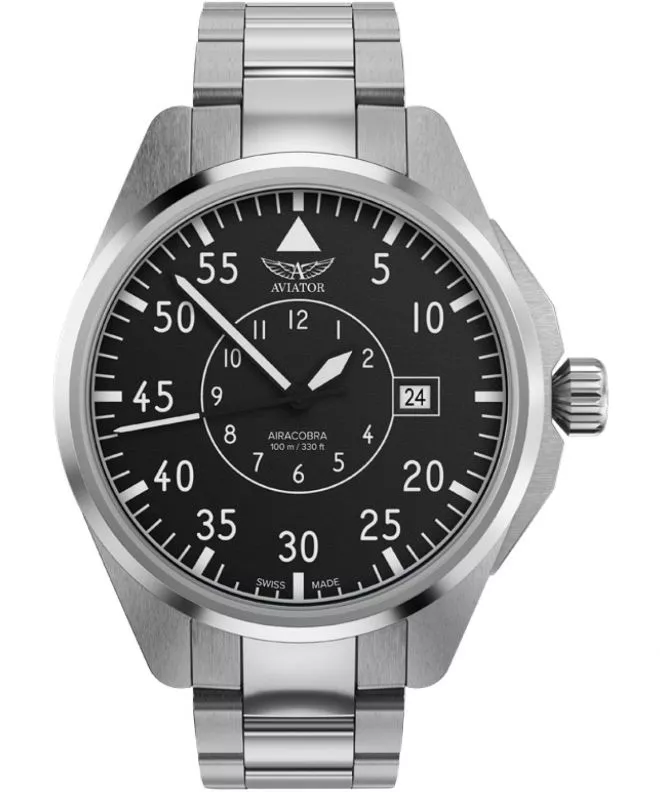 Ceas barbatesc Aviator Airacobra 43 Heritage Automatic V.3.39.0.341.5
