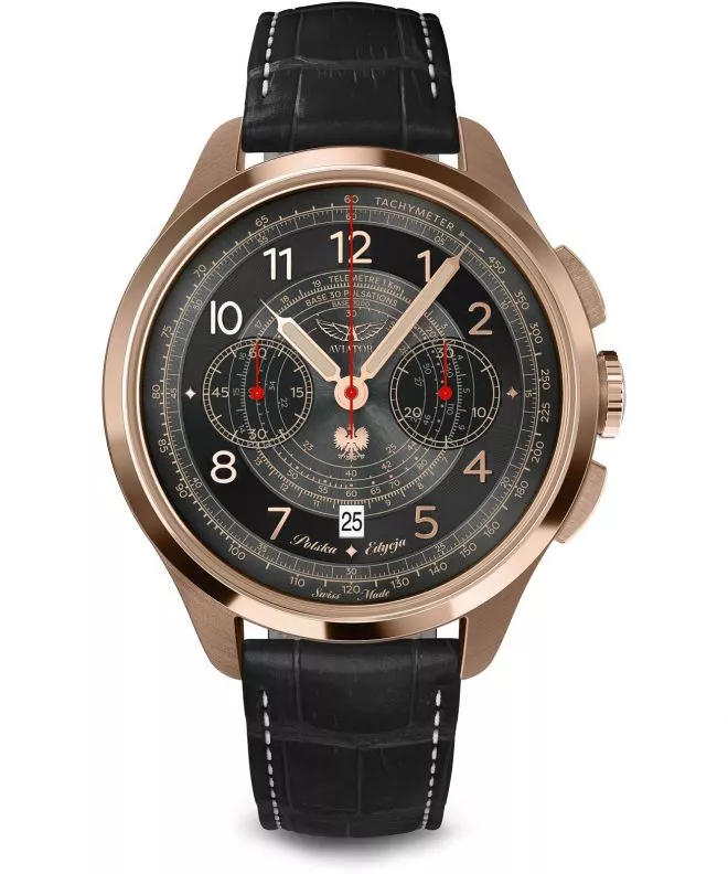 Ceas barbatesc Aviator Heritage Chronograph Trimeter Limited Edition V.4.40.2.353.4 PL