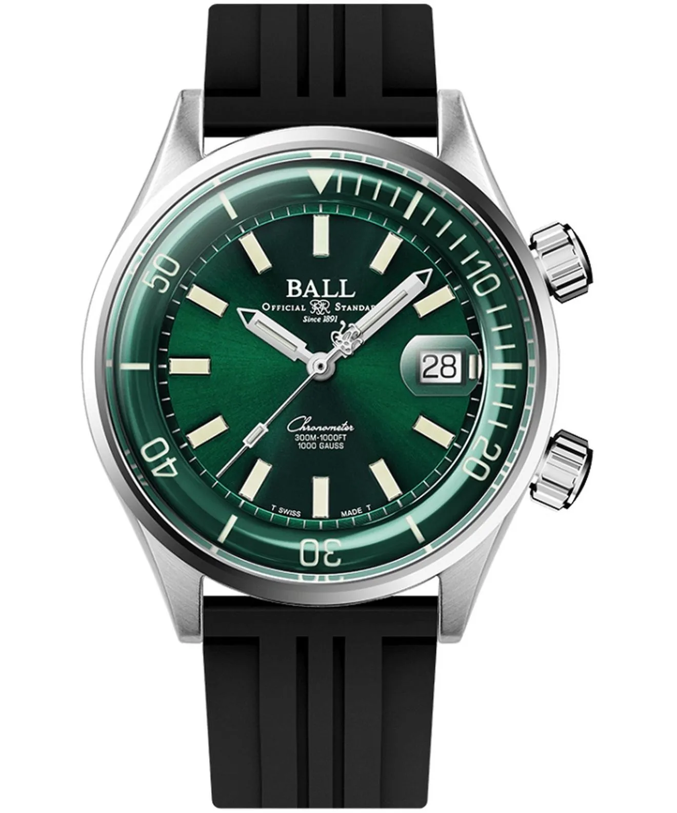 Ceas barbatesc Ball Engineer Master II Diver Chronometer Automatic Limited Edition DM2280A-P1C-GR
