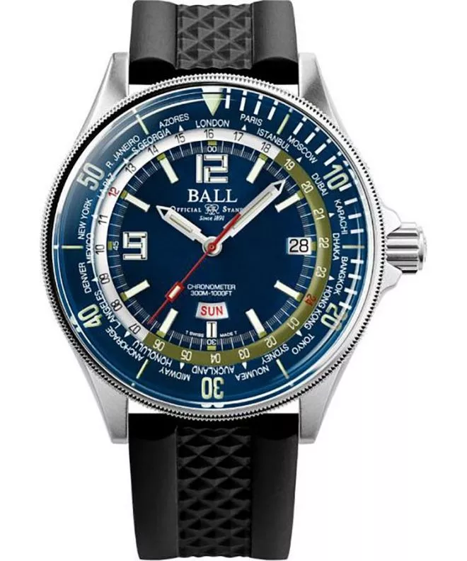 Ceas Barbatesc Ball Engineer Master II Diver Worldtime Automatic DG2232A-PC-BE