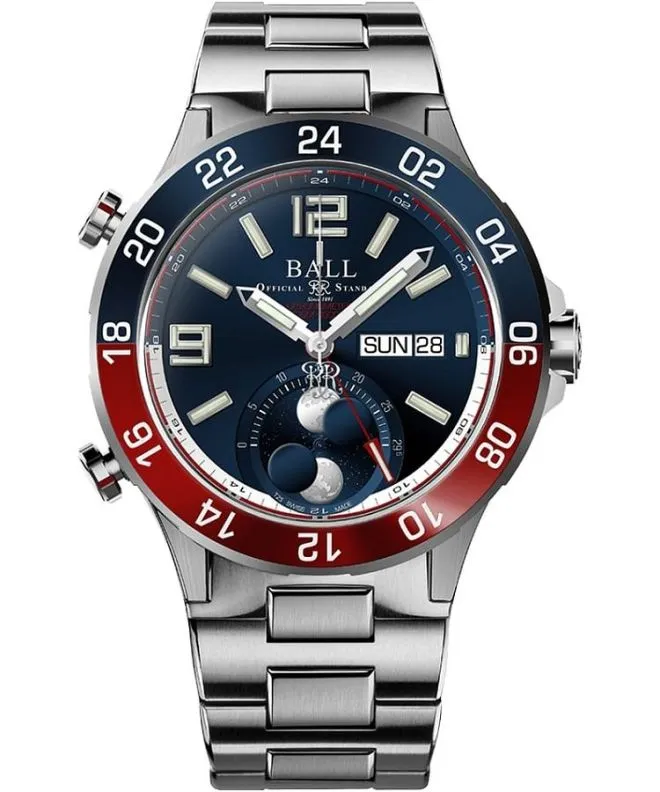 Ceas barbatesc Ball Roadmaster Marine GMT Moon Phase Limited Edition DG3220A-S1CJ-BE