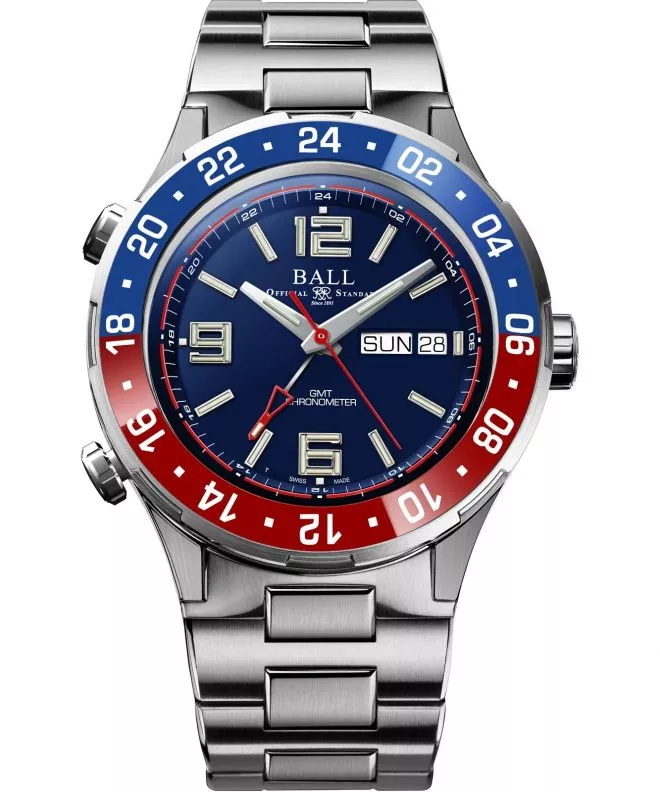 Ceas Barbatesc Ball Roadmaster Marine GMT Titanium Automatic Chronometer Limited Edition DG3030B-S4C-BE
