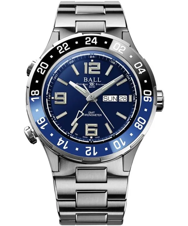 Ceas barbatesc Ball Roadmaster Marine GMT Titanium Automatic Limited Edition DG3000A-S1CJ-BE