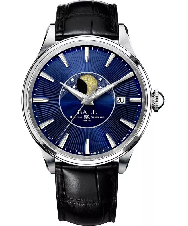 Ceas Barbatesc Ball Trainmaster Moon Phase Automatic NM3082D-LLJ-BE