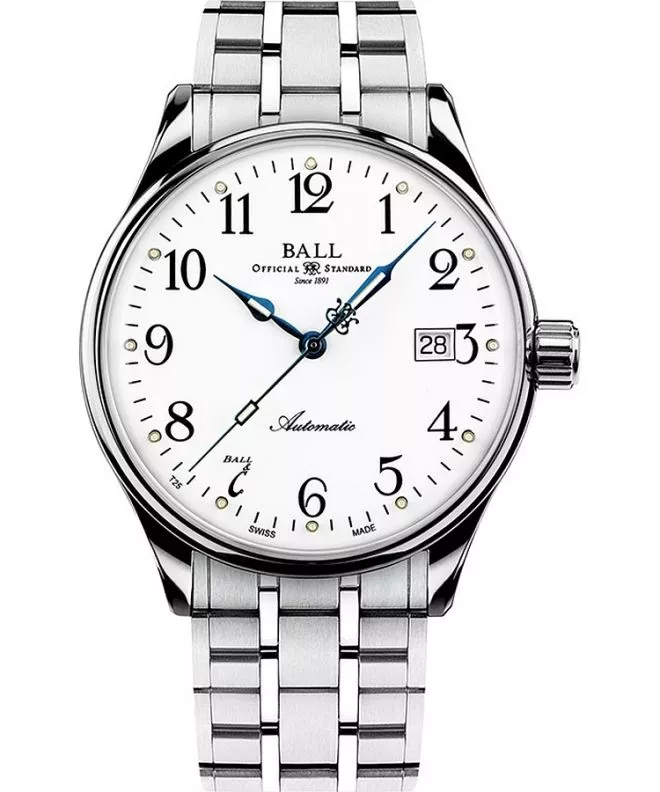 Ceas Barbatesc Ball Trainmaster Standard Time 135 Anniversary Automatic Limited NM3288D-SJ-WH