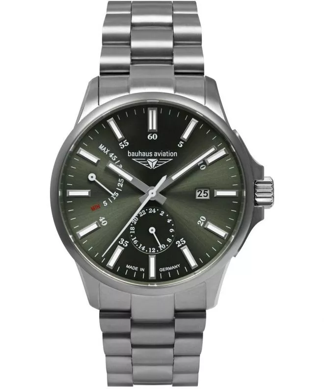 Ceas barbatesc Bauhaus Aviation Power Reserve Automatic 2860M-4