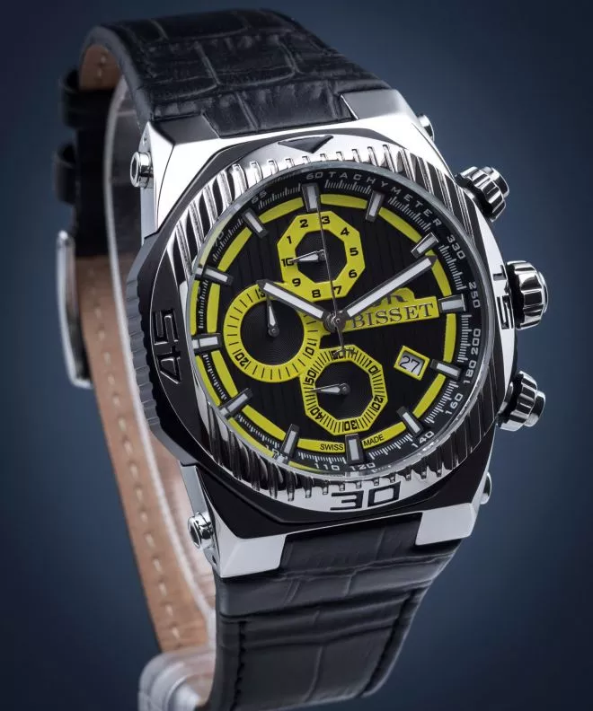 Ceas Barbatesc Bisset Slot Chronograph Outlet BSCD24TIBY05AX-outlet