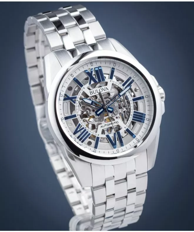 Ceas barbatesc Bulova Skeleton Automatic Open Heart 96A187