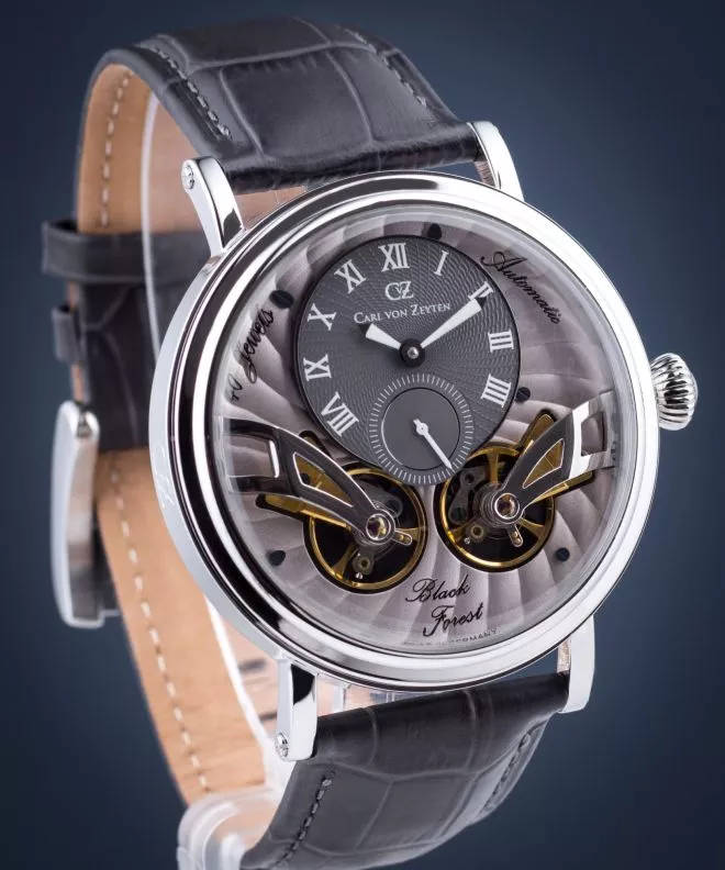 Ceas Barbatesc Carl von Zeyten Black Forest Twin Balance Automatic CVZ0017SGY