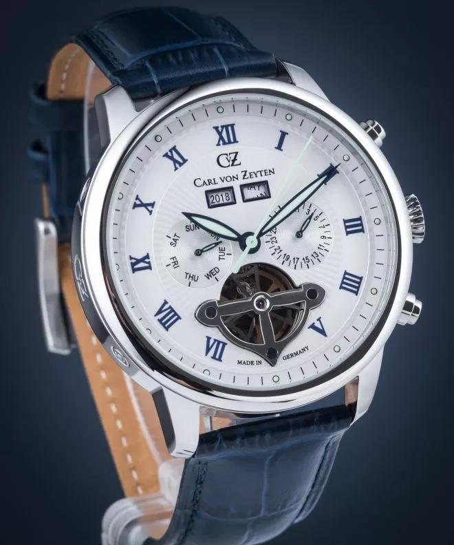 Ceas barbatesc Carl von Zeyten Carl von Zeyten Bonndorf Automatic CVZ0053WH