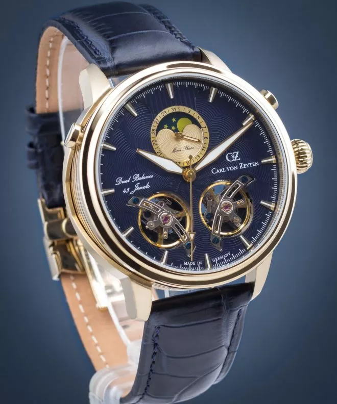 Ceas barbatesc Carl von Zeyten Durbach Twin Balance Automatic CVZ0060GBL