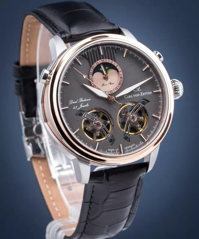 Ceas barbatesc Carl von Zeyten Durbach Twin Balance Automatic CVZ0060RGU