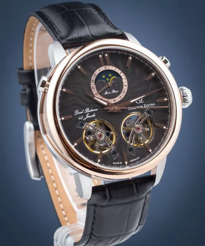Ceas barbatesc Carl von Zeyten Forbach Twin Balance Automatic CVZ0056BK