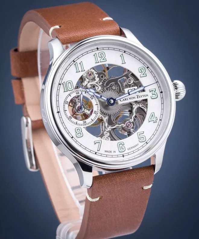 Ceas Barbatesc Carl von Zeyten Lahr Skeleton Automatic CVZ0021WH