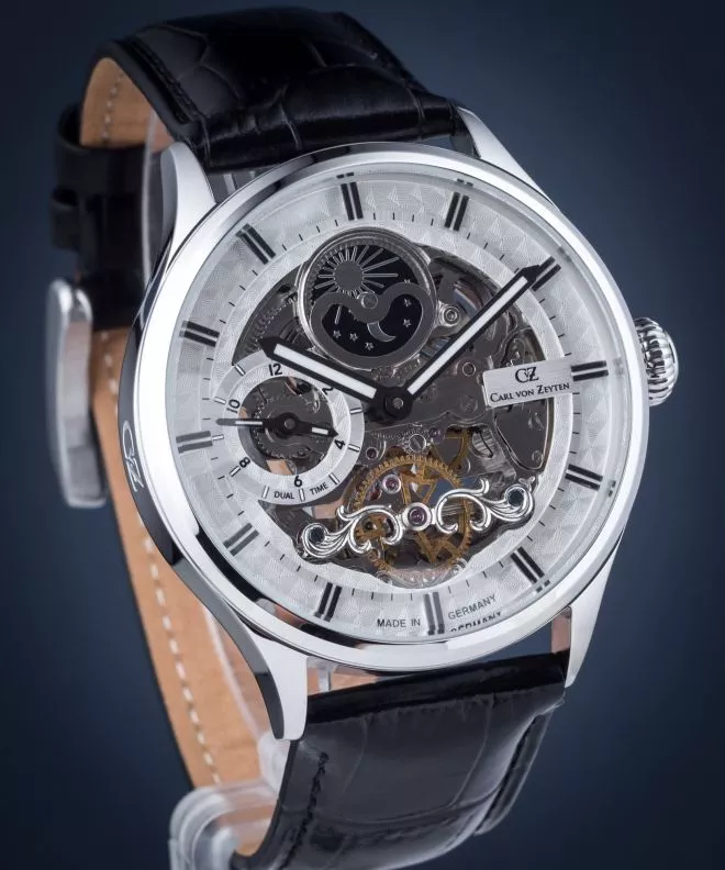 Ceas Barbatesc Carl von Zeyten Carl von Zeyten Neustadt Skeleton Automatic CVZ0008WH