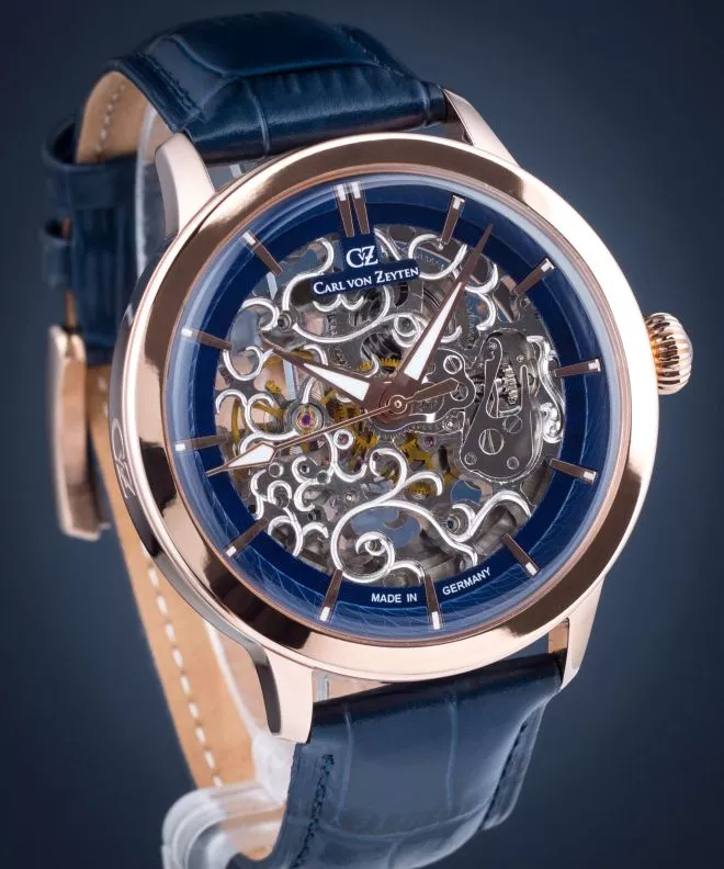 Ceas Barbatesc Carl von Zeyten Carl von Zeyten Triberg Skeleton Automatic CVZ0013RBL