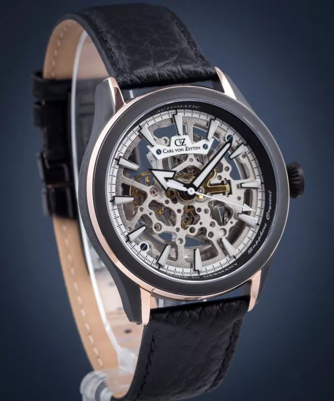 Ceas Barbatesc Carl von Zeyten Waldkirch Skeleton CVZ0065RBK (CVZ0065RBKS)