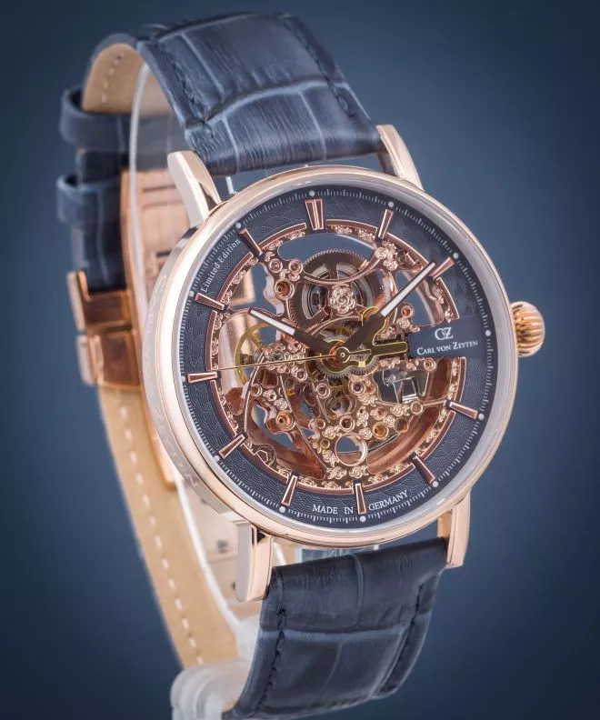 Ceas Barbatesc Carl von Zeyten Weitenau Skeleton Limited Edition CVZ0078RBLS
