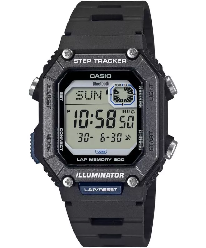 Ceas barbatesc Casio Timeles Bluetooth Sync Step Tracker WS-B1000-1AVEF