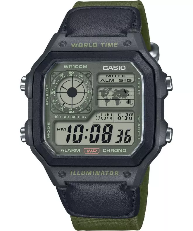 Ceas barbatesc Casio Vintage 'Royale' Timeless AE-1200WHUB-3AVEF