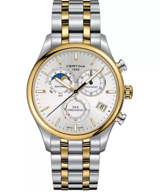 Ceas Barbatesc Certina DS-8 Chrono Moon Phase C033.450.22.031.00 (C0334502203100)