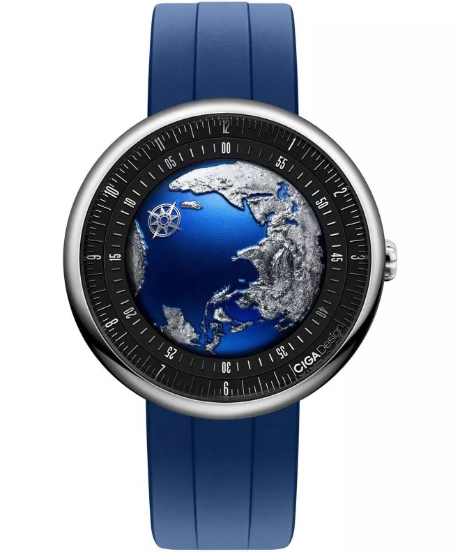 Ceas barbatesc Ciga Design U Series Blue Planet II Automatic GPHG 2021 U038-SU01-6U